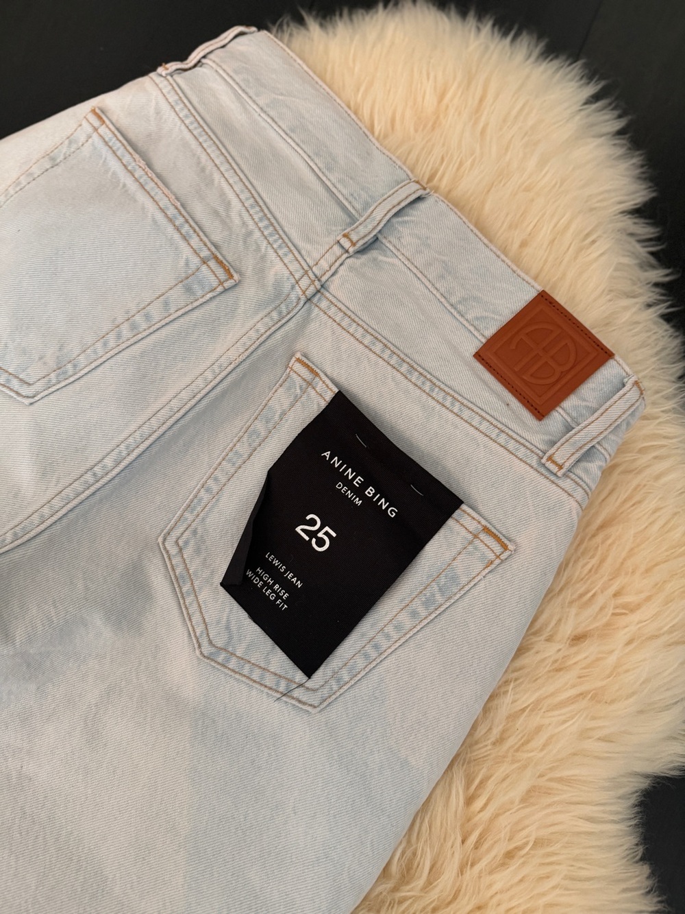 Anine Bing Lewis Jeans 34”- size 25